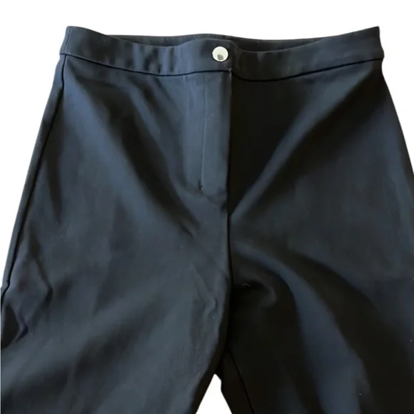 THEORY Skinny Pant in Compact Knit Jersey Black- Size 4